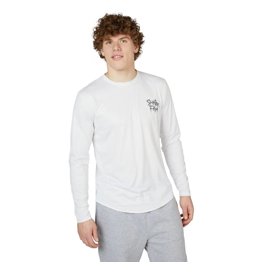 Men's UV Long Sleeve Shirt - Shark Fam