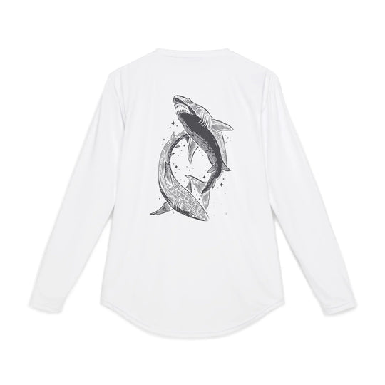 Men's UV Long Sleeve Shirt - Shark Fam
