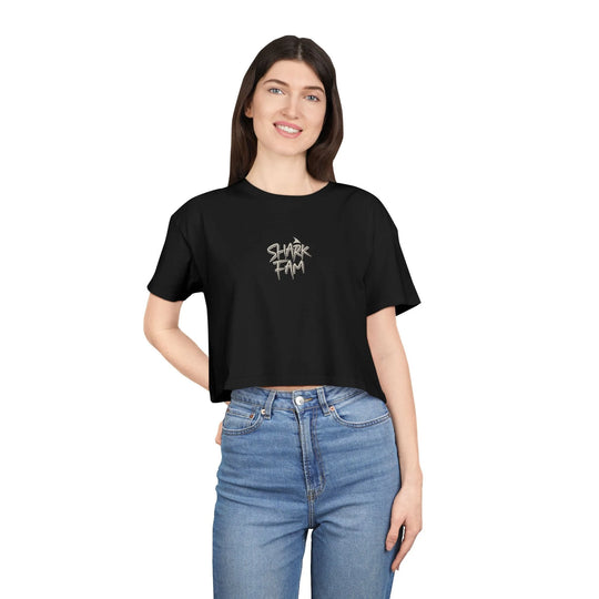 Shark Fam Women's Crop Tee