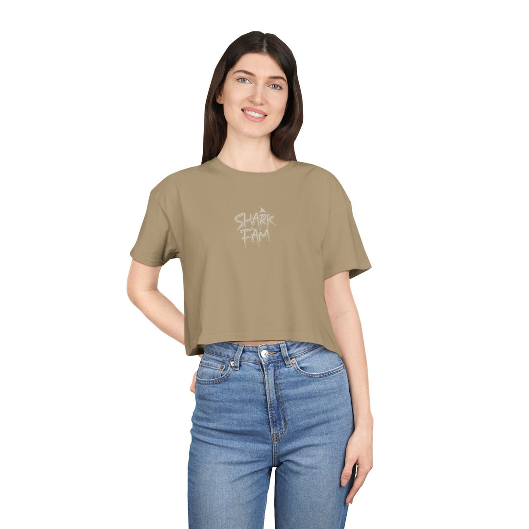 Shark Fam Women's Crop Tee